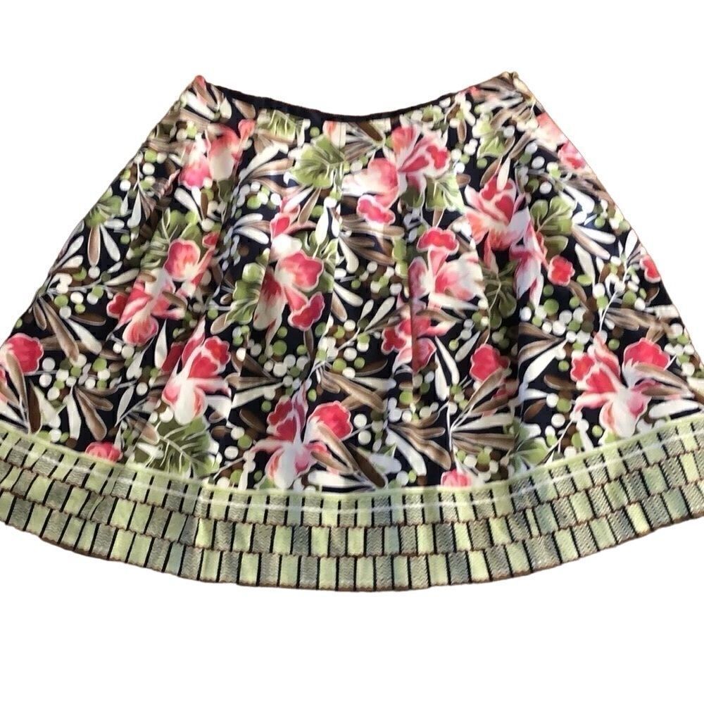 Vintage Talbots Multi Color Full Skirt Size 16W